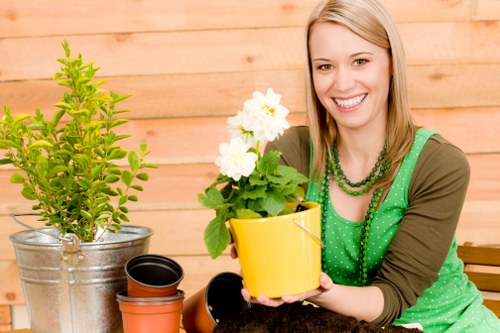 Experienced gardeners at work in Southgate